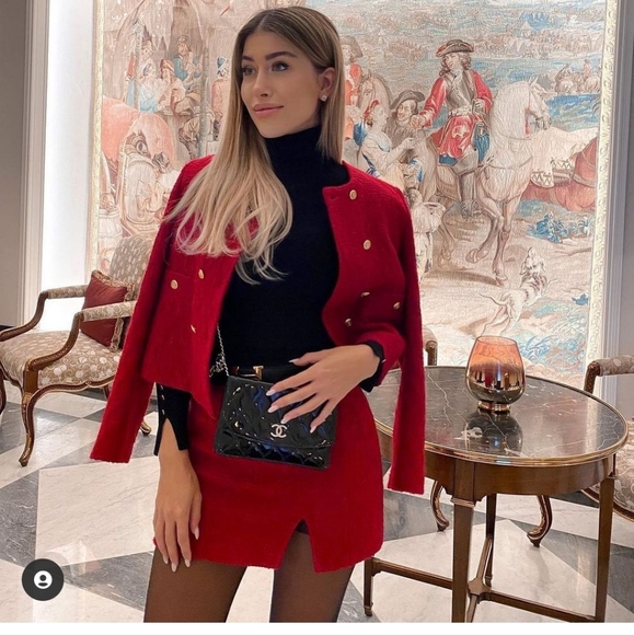 Zara Textured Double-breasted jacket - Picture 9 of 14